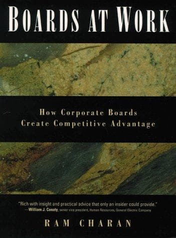 Cover of Boards at work by Ram Charan