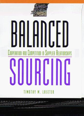 Cover of Balanced sourcing by Timothy M. Laseter