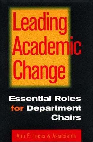 Cover of Leading Academic Change by Ann F. Lucas
