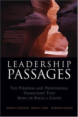 Cover of Leadership passages by David L. Dotlich