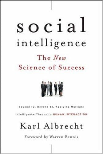 Cover of Social intelligence by Karl Albrecht