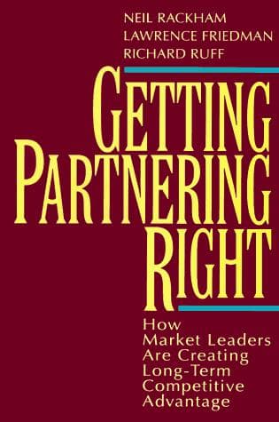 Cover of Getting partnering right by Neil Rackham