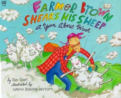 Cover of Farmer Brown shears his sheep by Teri Sloat