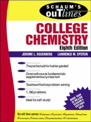 Cover of Schaum's outline of theory and problems of college chemistry by Jerome Laib Rosenberg