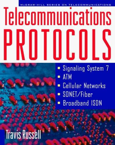 Cover of Telecommunications protocols by Travis Russell