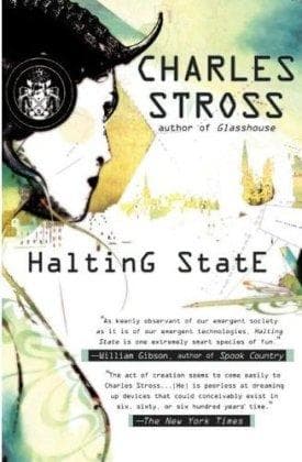 Cover of Halting State by Charles Stross