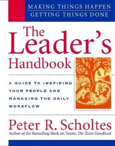 Cover of The Leader's Handbook by Peter R. Scholtes
