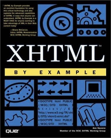 Cover of XHTML by example by Ann Navarro