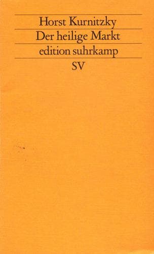 Cover of Der heilige Markt by Horst Kurnitzky