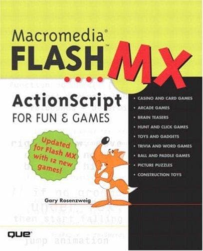 Cover of Macromedia Flash MX ActionScript for Fun and Games (With CD-ROM) by Gary Rosenzweig