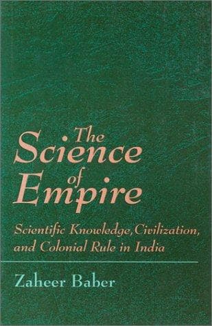 Cover of The science of empire by Zaheer Baber