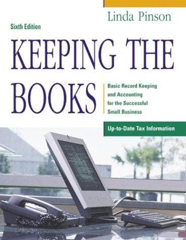 Cover of Keeping the books by Linda Pinson