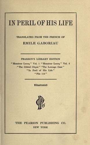 Cover of La corde au cou by Émile Gaboriau