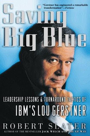 Cover of Saving Big Blue by Robert Slater