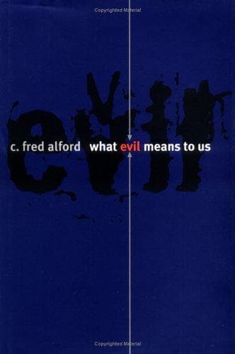 Cover of What evil means to us by C. Fred Alford