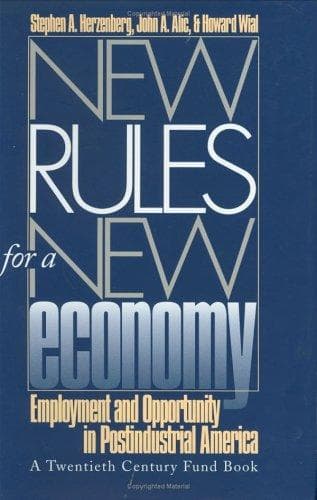 Cover of New rules for a new economy by Stephen Herzenberg