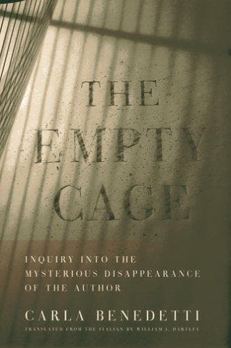 Cover of The empty cage by Carla Benedetti