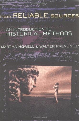 Cover of From reliable sources by Martha C. Howell