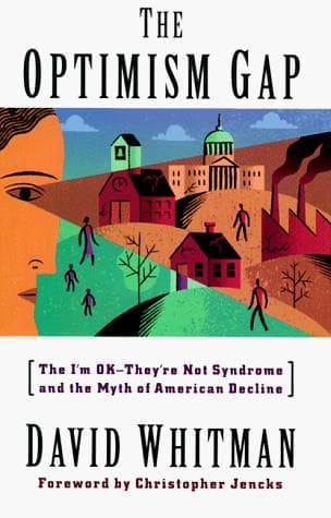 Cover of The optimism gap by David Whitman