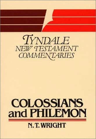 Cover of Epistles of Paul to the Colossians and to Philemon by N. T. Wright