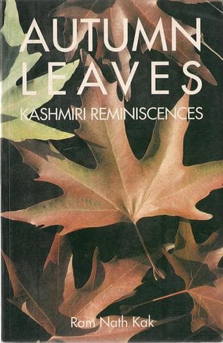 Cover of Autumn leaves by Ram Nath Kak