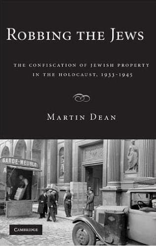 Cover of Robbing the Jews by Martin Dean