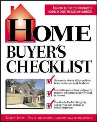 Cover of Home Buyer's Checklist by Robert Irwin
