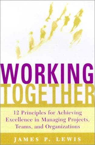 Cover of Working Together by James P. Lewis