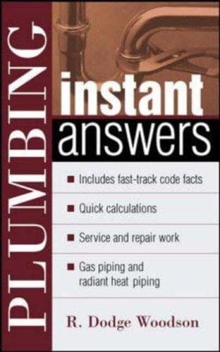 Cover of Plumbing instant answers by R. Dodge Woodson