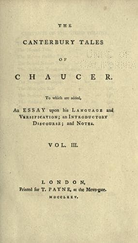 Cover of The Canterbury Tales by Geoffrey Chaucer