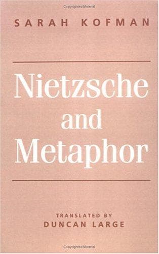 Cover of Nietzsche and metaphor by Sarah Kofman