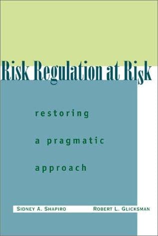 Cover of Risk regulation at risk by Sidney A. Shapiro