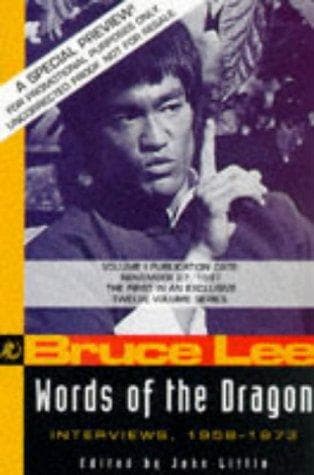 Cover of Words of the dragon by Bruce Lee