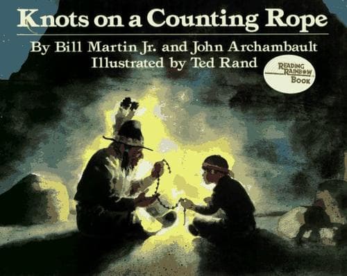 Cover of Knots on a counting rope by Bill Martin Jr