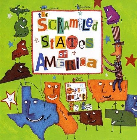 Cover of The scrambled states of America by Laurie Keller