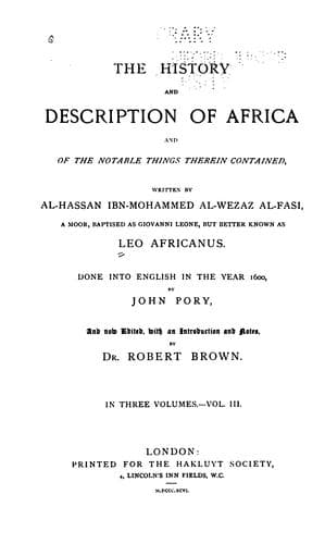 Cover of Cosmographia et geographia de Affrica by Leo Africanus