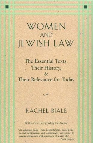 Cover of Women and Jewish law by Rachel Biale