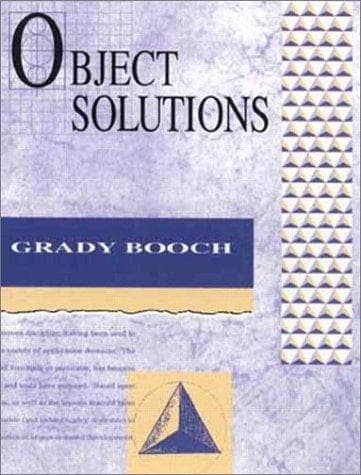 Cover of Object solutions by Grady Booch