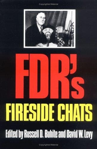 Cover of FDR's fireside chats by Franklin D. Roosevelt