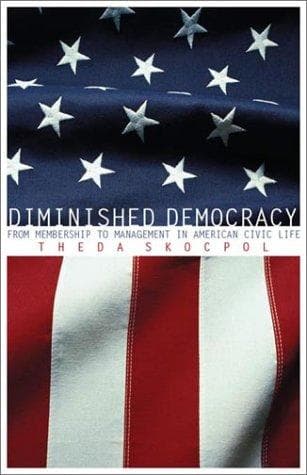 Cover of Diminished Democracy by Theda Skocpol