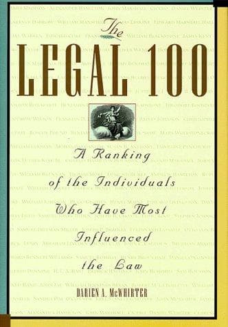 Cover of The legal 100 by Darien A. McWhirter