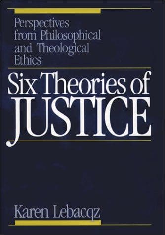 Cover of Six theories of justice by Karen Lebacqz