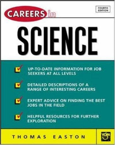 Cover of Careers in science by Thomas A. Easton