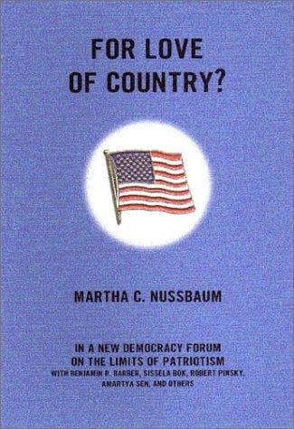 Cover of For love of country? by Martha Nussbaum
