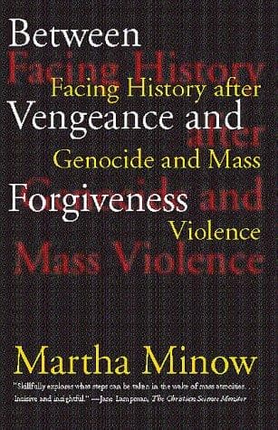 Cover of Between Vengeance and Forgiveness by Martha Minow