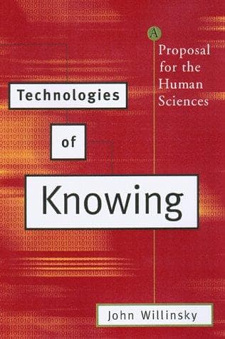 Cover of Technologies of knowing by John Willinsky