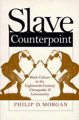 Cover of Slave counterpoint by Philip D. Morgan