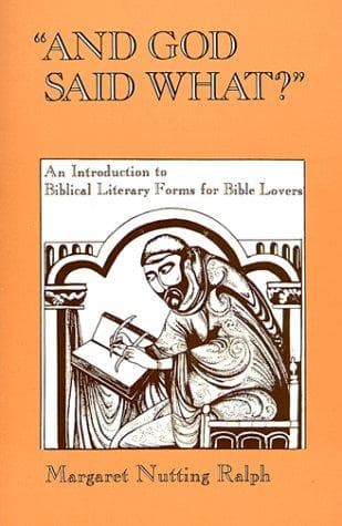 Cover of And God Said What? by Margaret Nutting Ralph