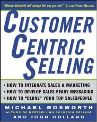 Cover of Customercentric selling by Michael T Bosworth
