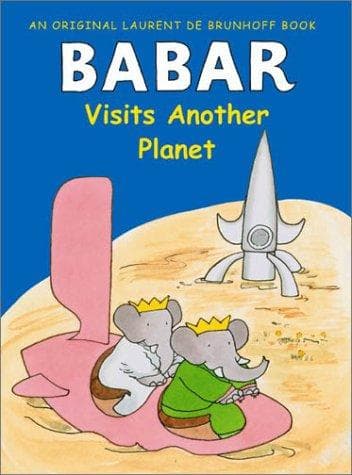 Cover of Babar sur la planète molle by Laurent de Brunhoff